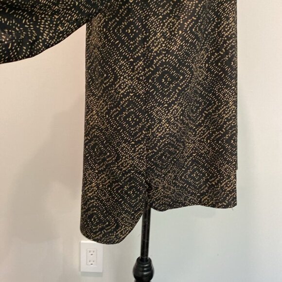 Lauren Ralph Lauren Brown Long Sleeve Tunic Size XL - Picture 6 of 13